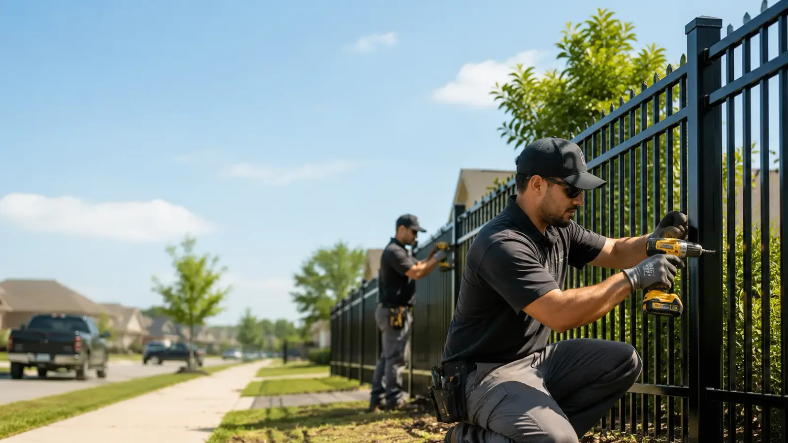 Metal Fence Installation in Milton, FL